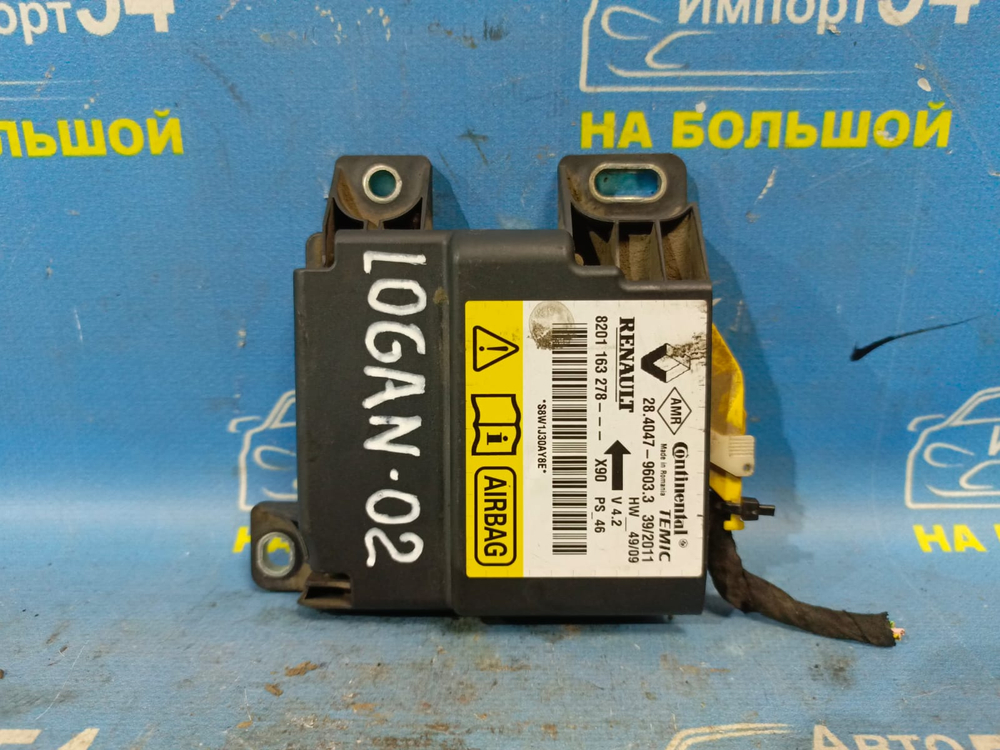 Блок управления AIR BAG RENAULT LOGAN 2011