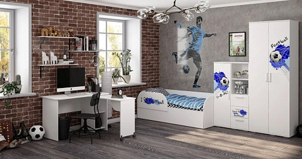 Шкаф для одежды Трио ШК-09 Король спорта