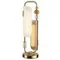 5467/10TL MODERN ODL_EX26 049 белый/коричневый/античная бронза/металл/стекло/декор металл Настольная лампа LED 10W (5W*2) 2700K LION