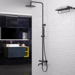 Душевая система BERGES KALISTO 3R 075022 черный матовый