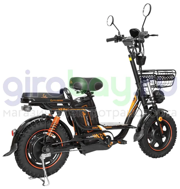 Электровелосипед Kugoo Kirin V3 PRO PLUS (60V/28.6Ah) внедорожная резина фото №11