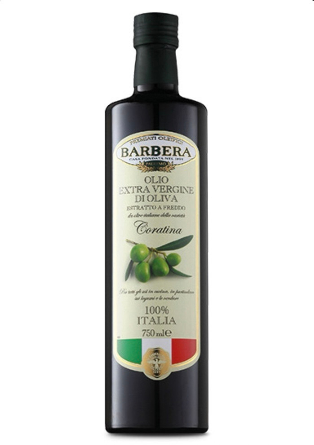 Оливковое масло премиального сорта CORATINA 750 мл, Италия