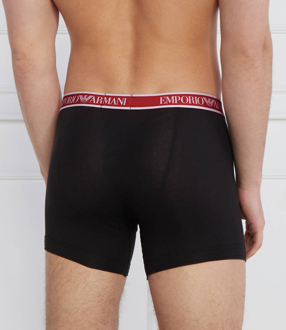 Трусики-боксеры 3шт. Emporio Armani - белый(111473 3F717)