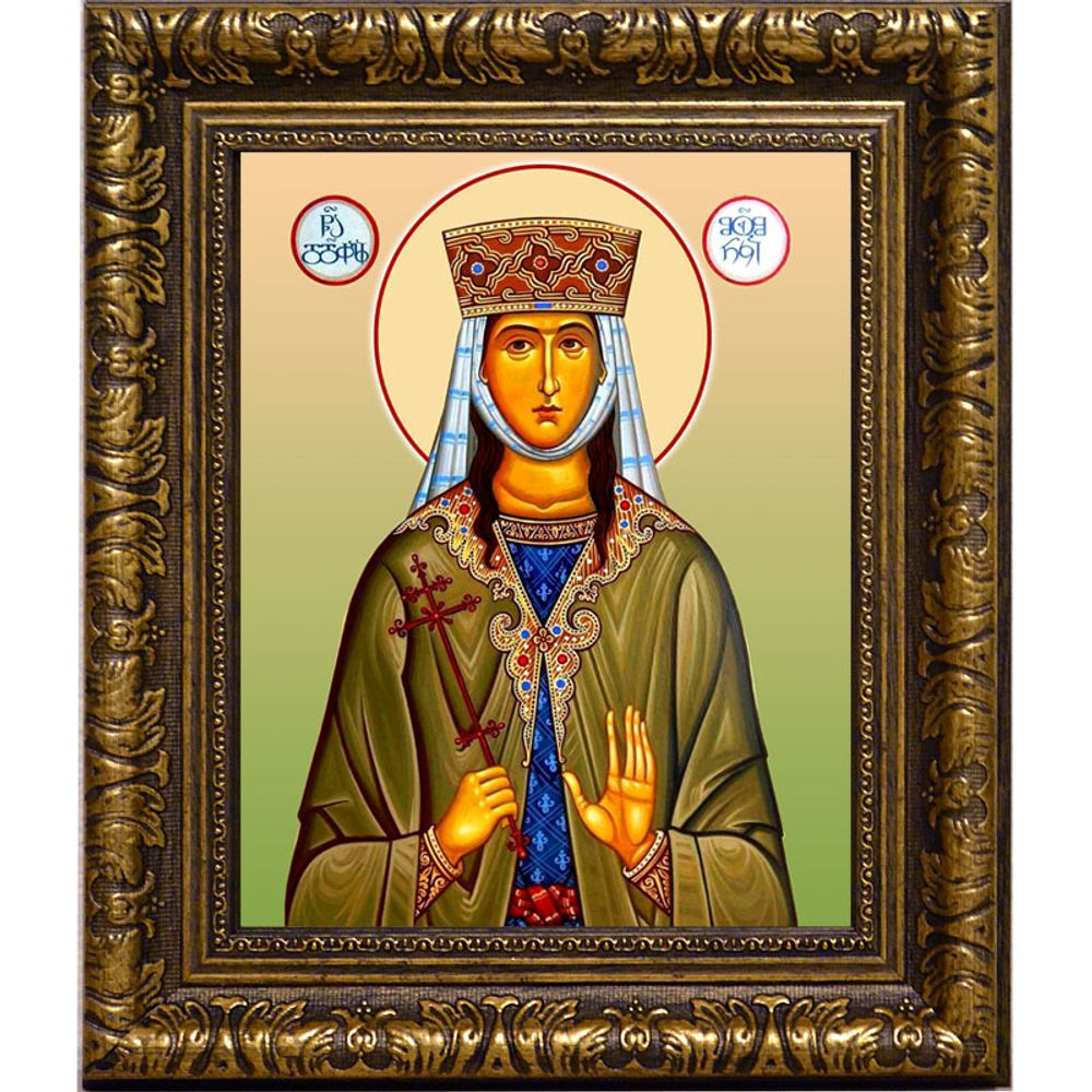Шушаника (Шушаник, Сусанна) Ранская (Грузинская) Великомученица. Икона на холсте.