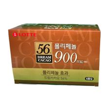 Lotte Dream Cacao Шоколад в кубиках Дрим Какао 56% 86 г 6 шт