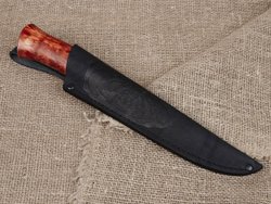 Нож «Пластунский», сталь Х12МФ, рукоять мореная карельская берёза