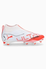 Бутсы Puma Ultra 5 Match LL FG/AG Junior - белый