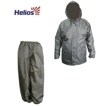 Костюм ветровлагозащитный Helios Походный рост 146 зеленый