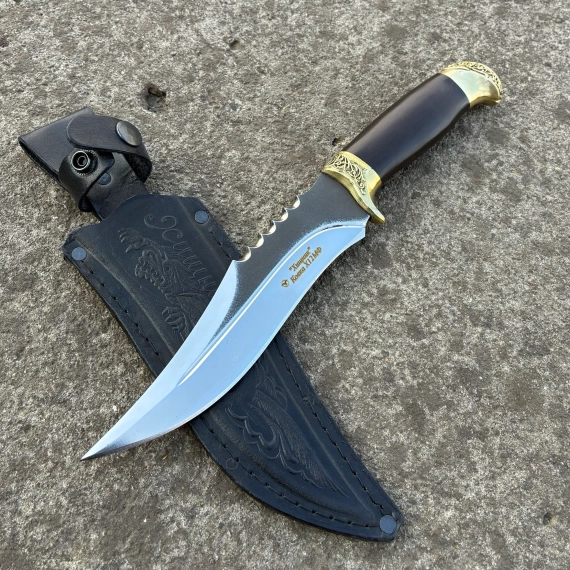 Нож охотничий хищник ковка кизлярский