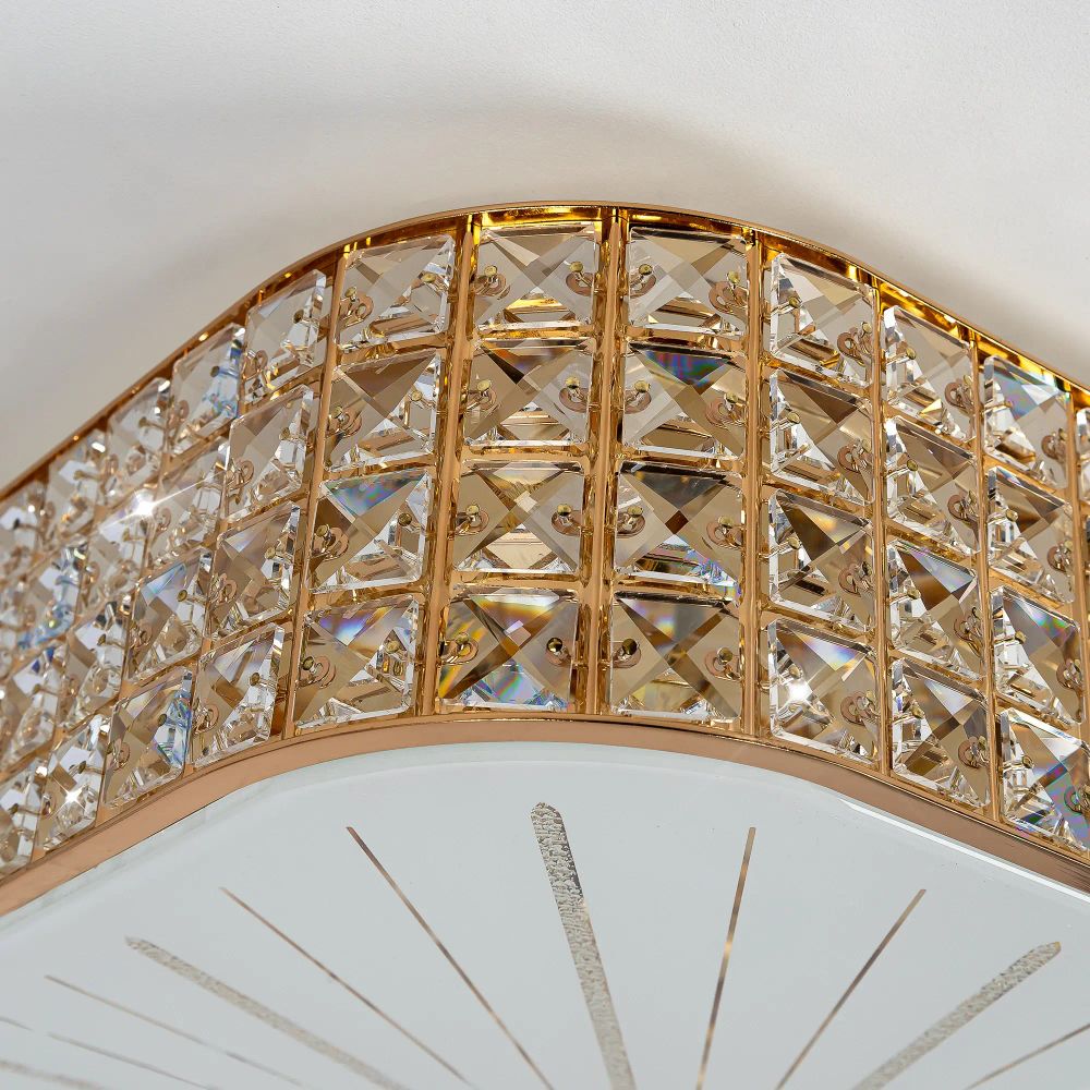 Citilux Портал CL324282 Люстра хрустальная Золото