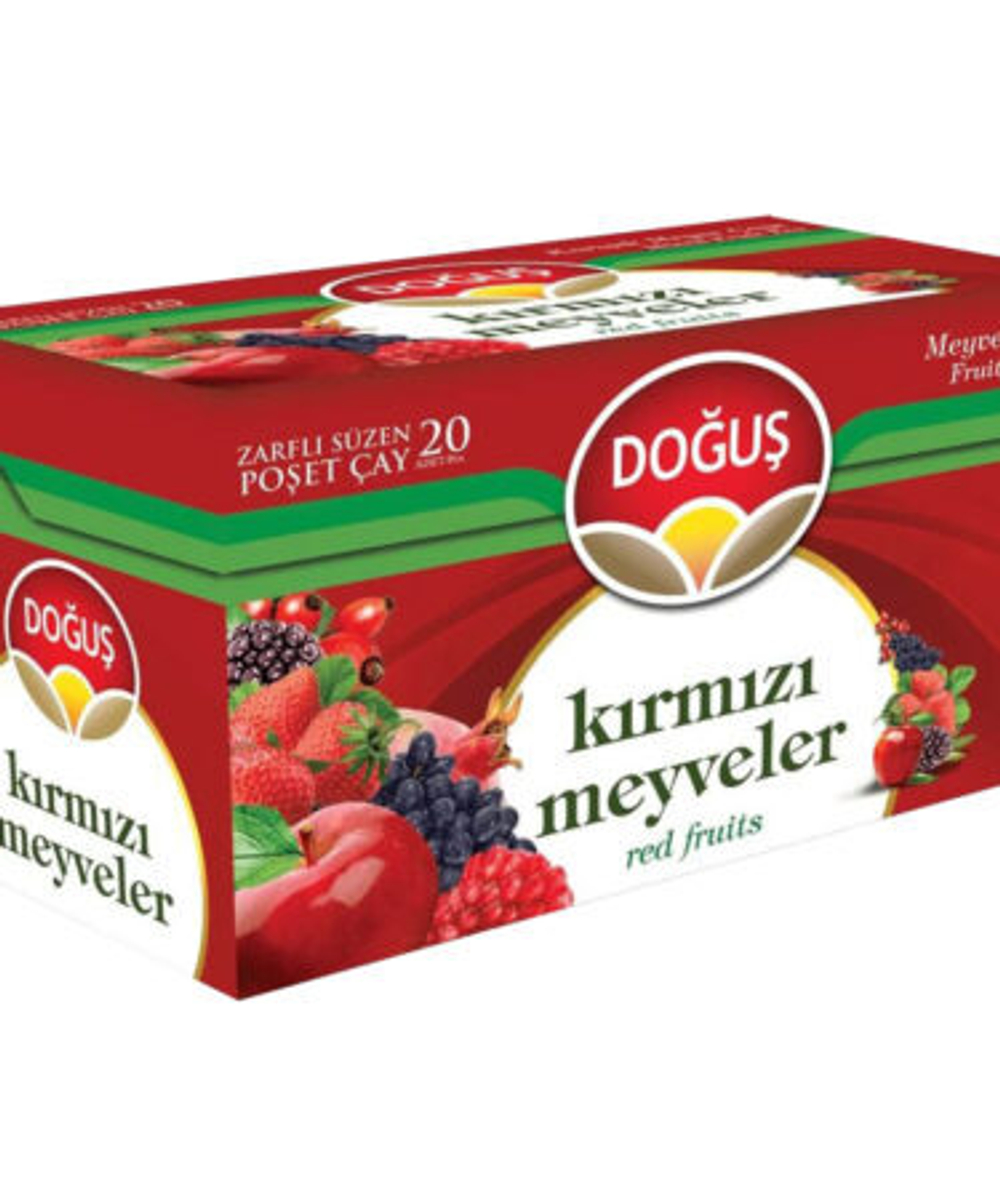 Чай фруктовый из красных фруктов (KIRMIZI MEYVELER), DOGUS, 20п