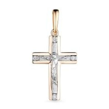 Подвеска из золота с фианитами