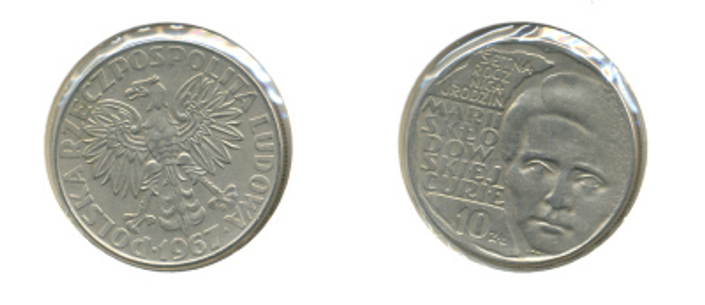 Набор из 7 монет "10 злотых 1967 - 1972 года"