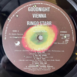 Винтажная виниловая пластинка LP Ringo Starr Goodnight Vienna (Japan 1974) (Obi) All By Myself