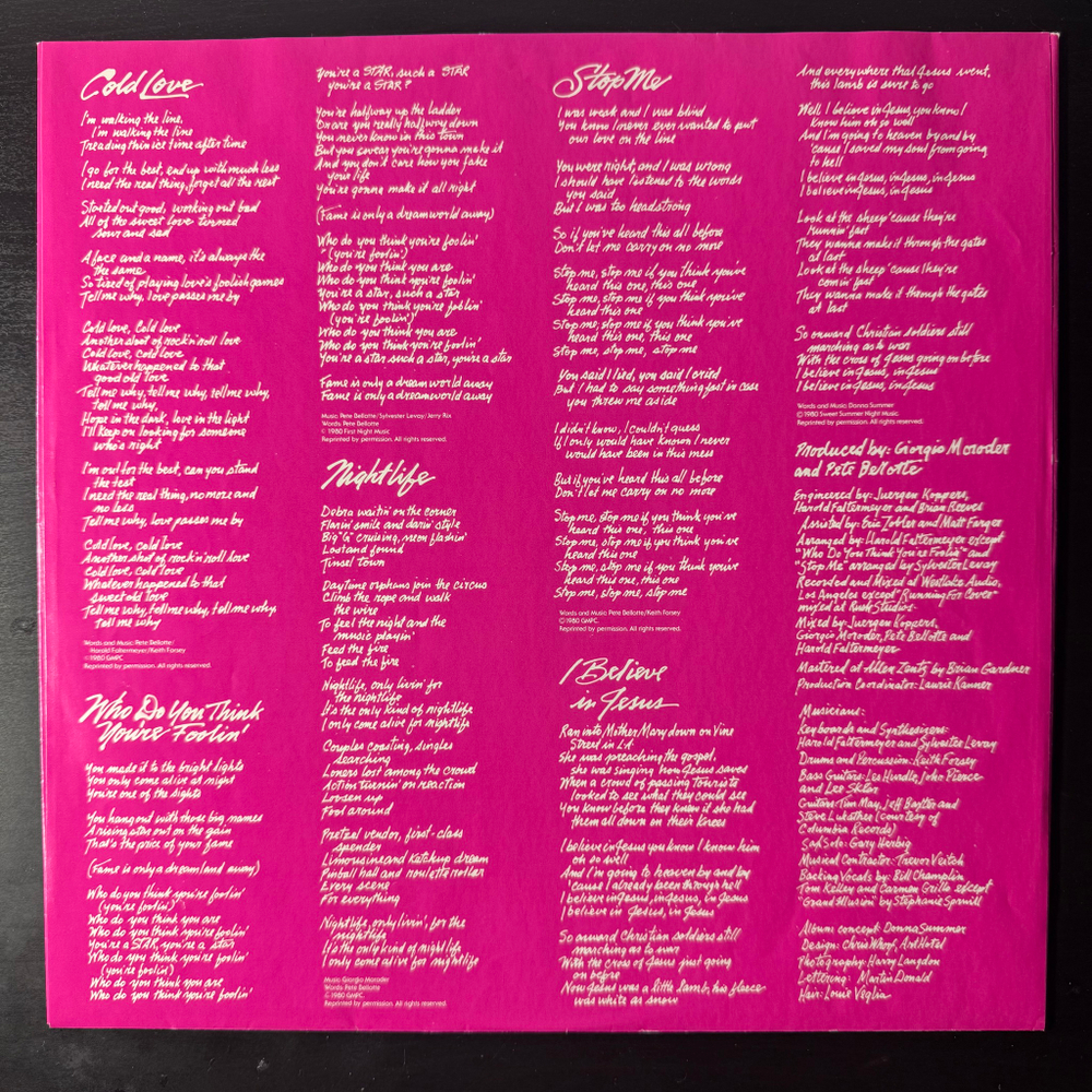 Donna Summer - The Wanderer (США 1980г.)