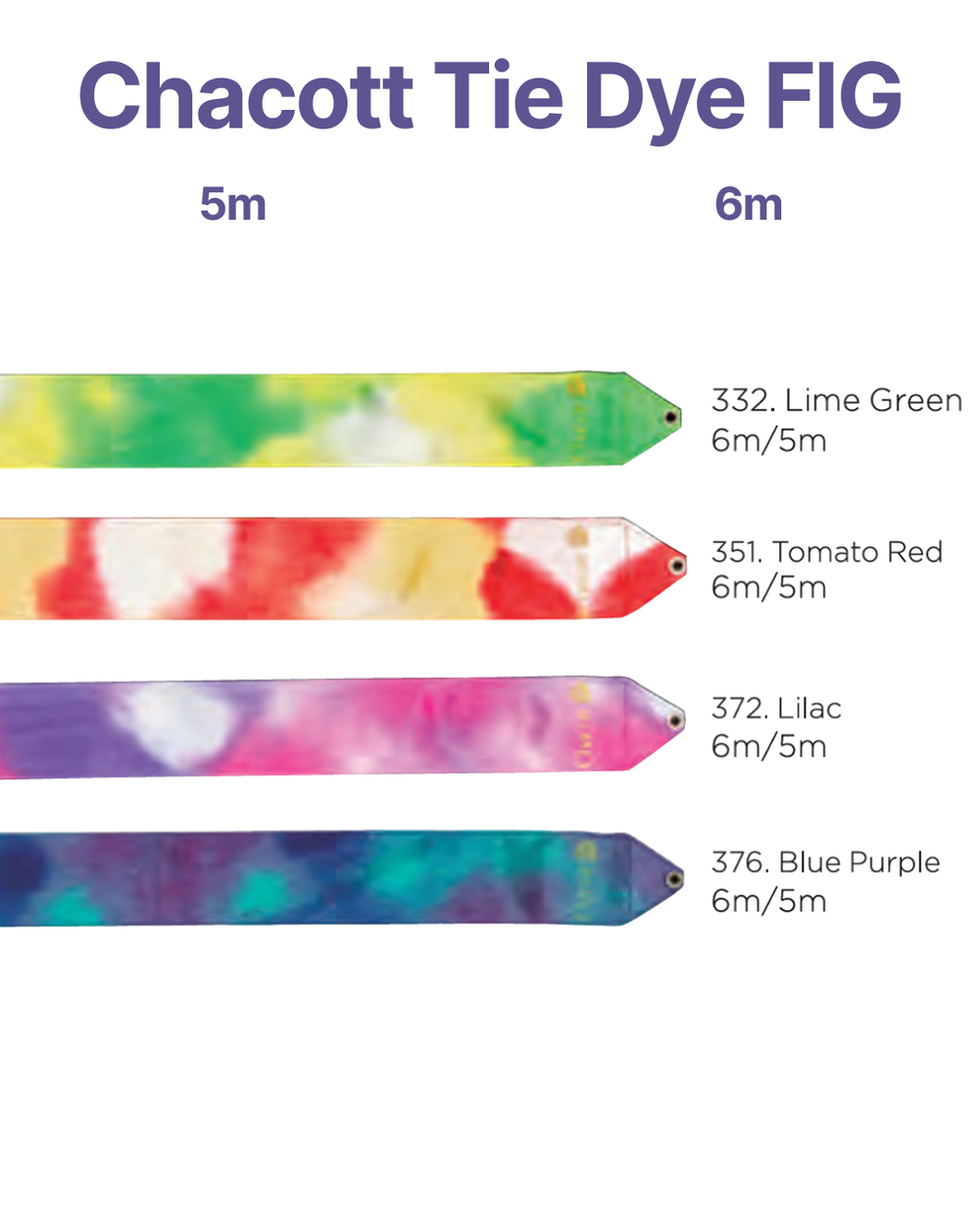Лента Chacott Tie Dye (FIG)