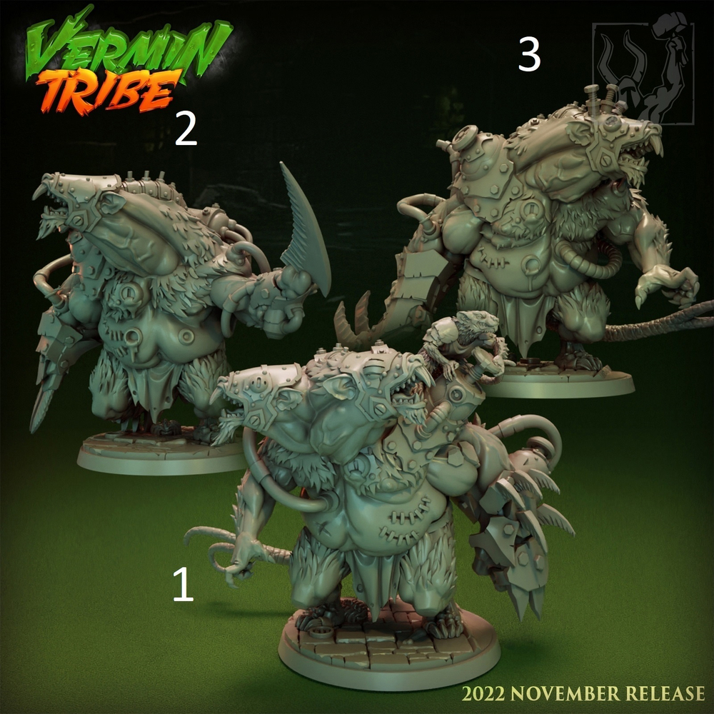 Skaven Abomination/Ogre/Fiend Set