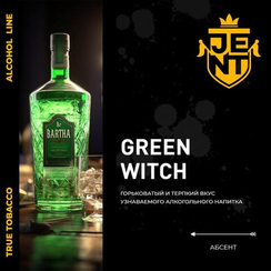 Табак для кальяна JENT Alcohol с ароматом Абсент (Green Witch), 25 гр