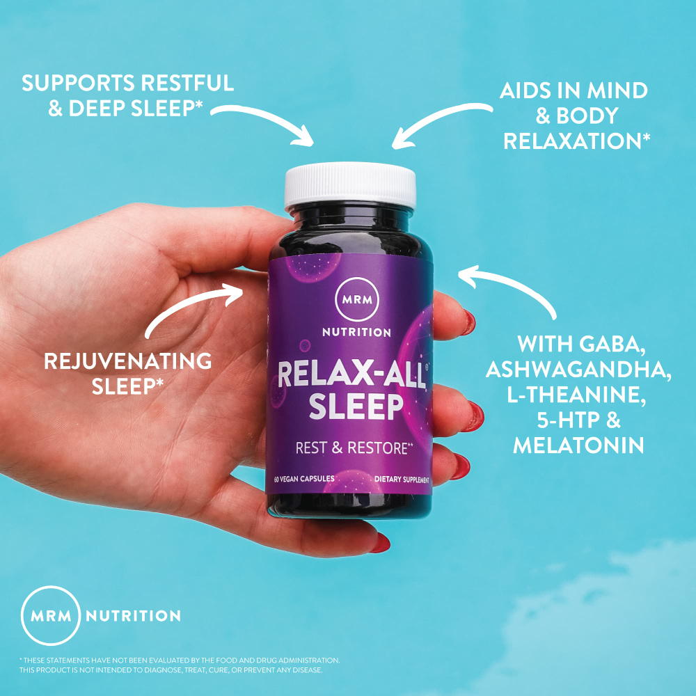 MRM Nutrition, Relax-All® Sleep, 60 веганских капсул
