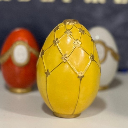 Яйцо Ромбы жёлтое