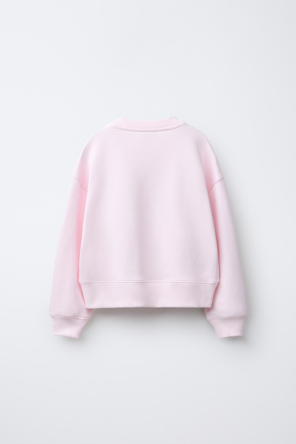 ZARA ТОЛСТОВКА С ПРИНТОМ, РОЗОВЫЙ