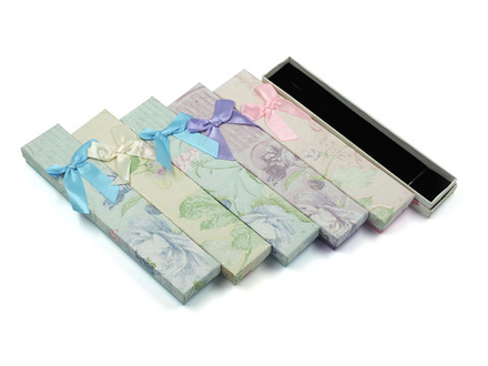 Футляр картонный прямоугольный, ассорти (6х2шт), серия "Подарочная" (№4)