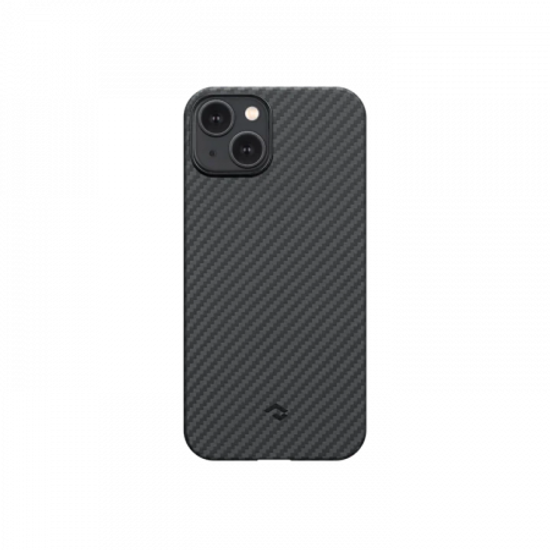 Чехол Pitaka MagEZ Case 3 для iPhone 14 (6.1"), черно-серый, кевлар (арамид)