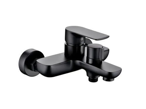 Смеситель для ванны с ручным душем RIMERO RM3070BL (Черный матовый)