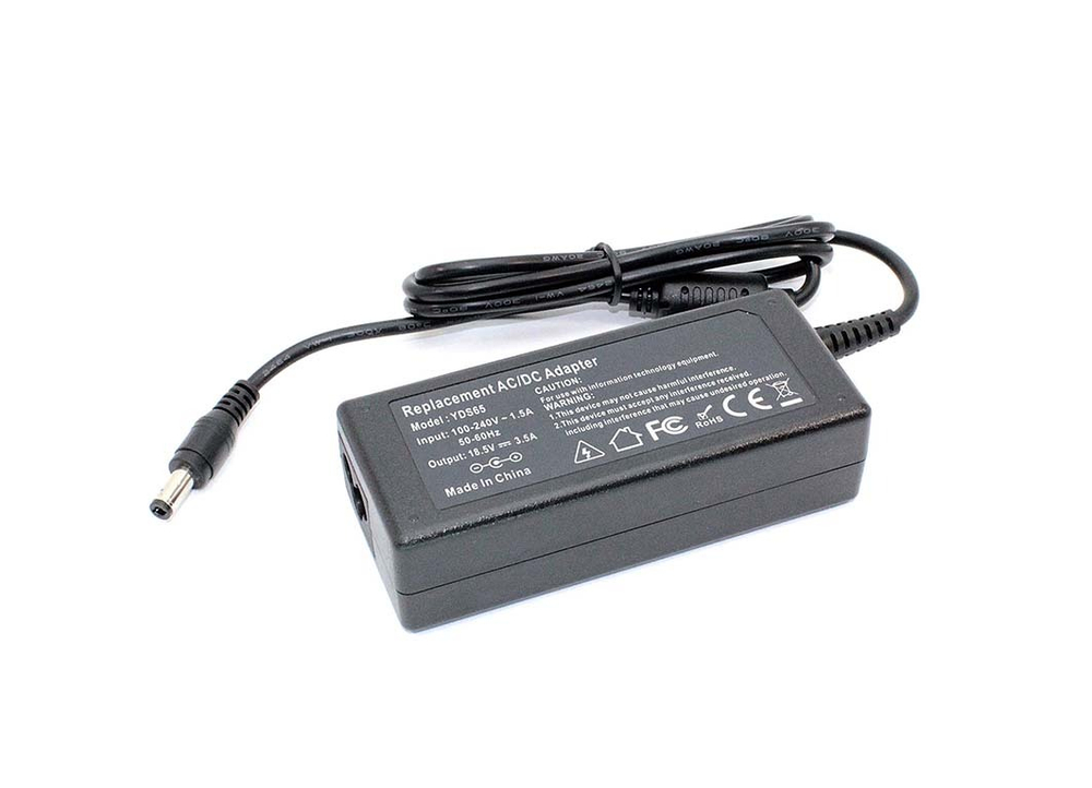Блок питания (сетевой адаптер) для ноутбуков HP 18.5V 3.5A 5.5x2.5mm OEM