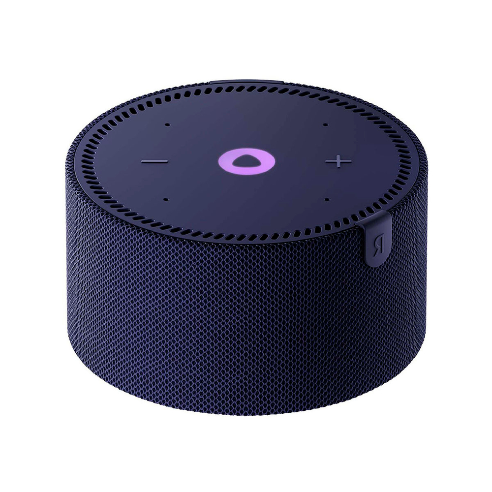 Умная колонка Яндекс Станция Мини с часами с Алисой