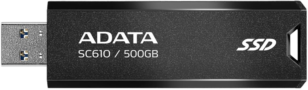 Внешний SSD USB 3.2 Gen 2 Type-A ADATA SC610-500G-CBK/RD