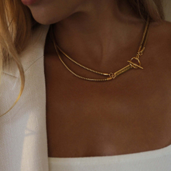 snakechain mini choker