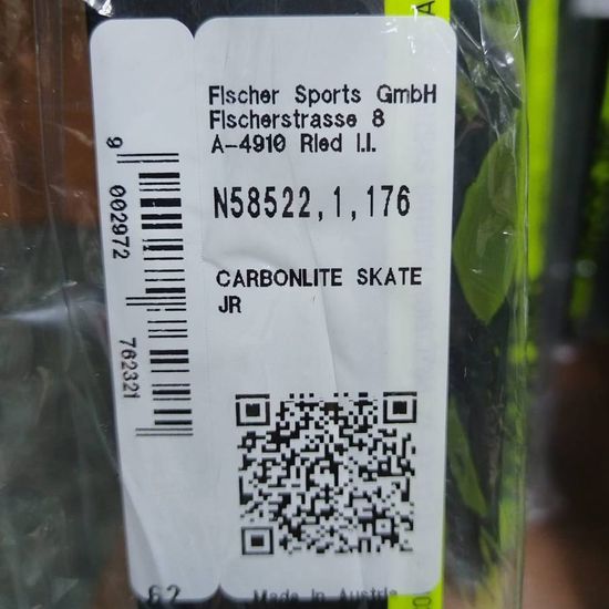 Беговые лыжи FISCHER Carbonlite Skate Hole JR IFP фото 23