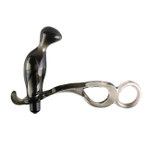 Эрекционное кольцо с анальной пробкой с вибрацией черное Sextoy (Цвет: черный)