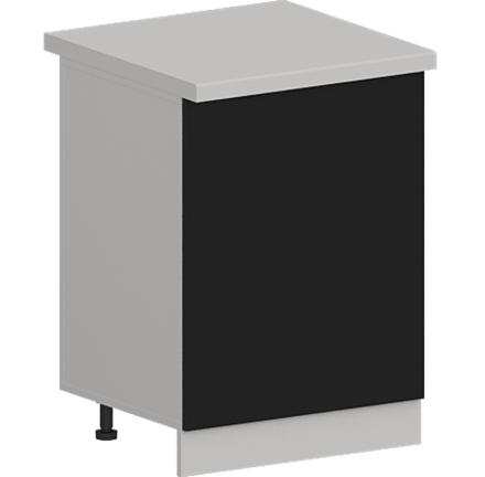 Кухня Модуль ШН 600М Графит / Черный матовый