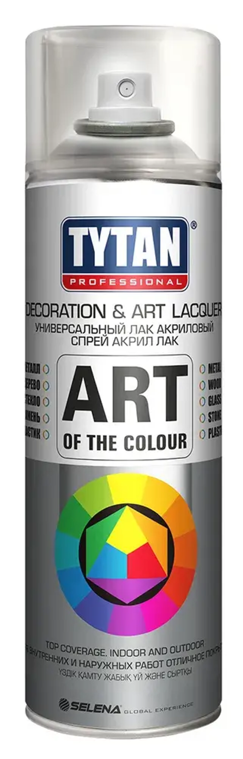 Аэрозольный лак Tytan Professional Art Of The Colour бесцветный глянец 400 мл
