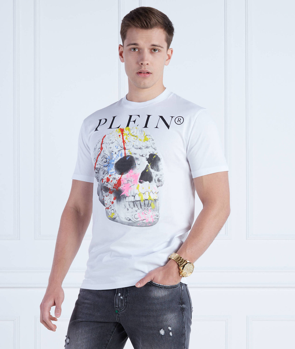 Футболка Philipp Plein - белый(MTK6140 PJY002N)