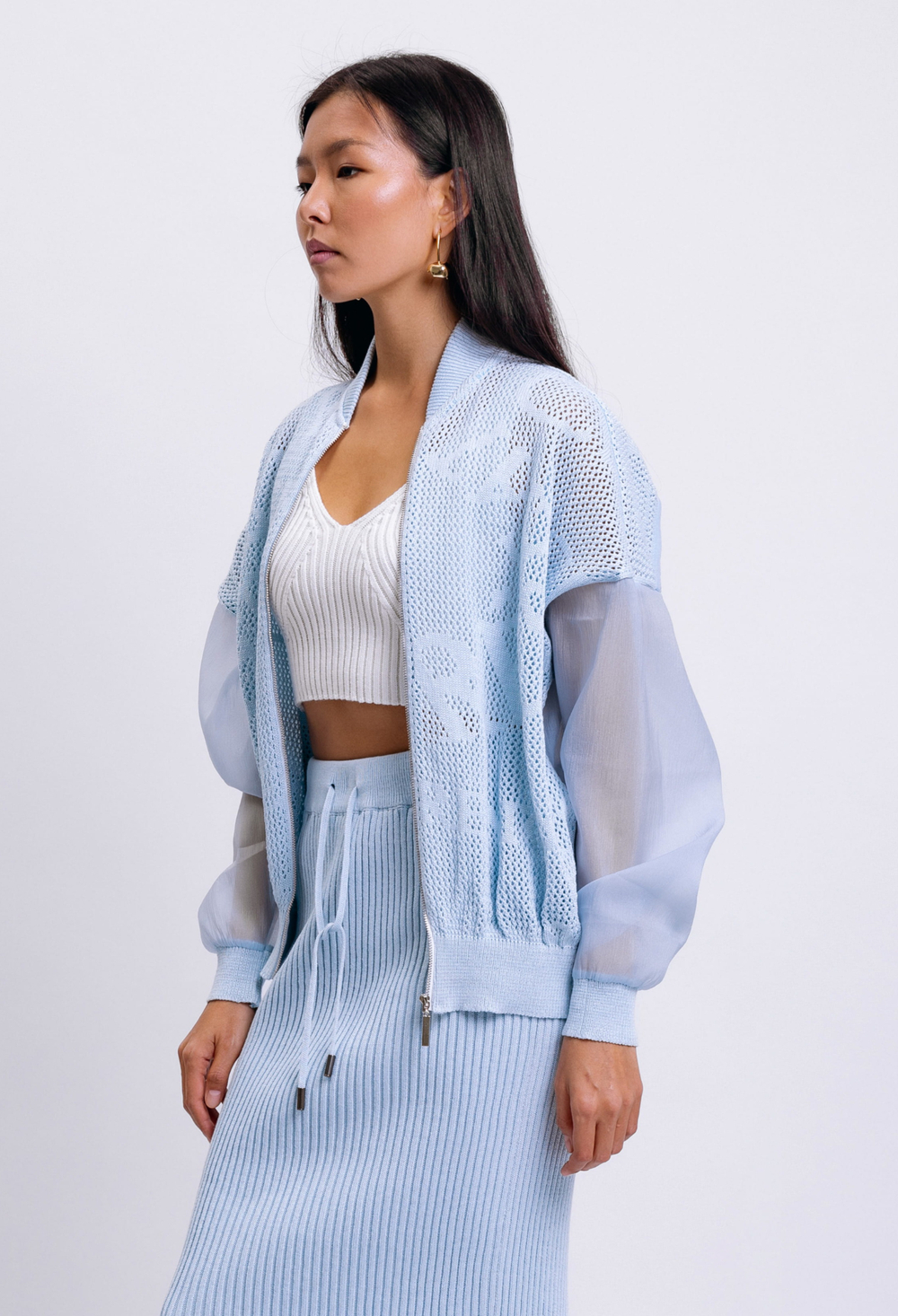 Бомбер из хлопка