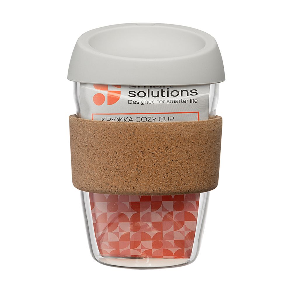 Кружка Cozy Cup, 350 мл, светло-серая