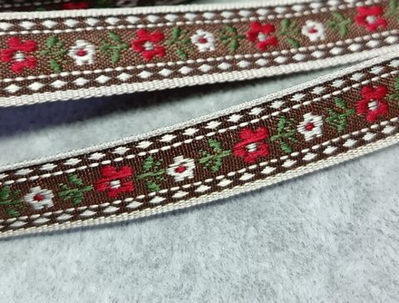 Тесьма жаккард, ш. 1,5 см