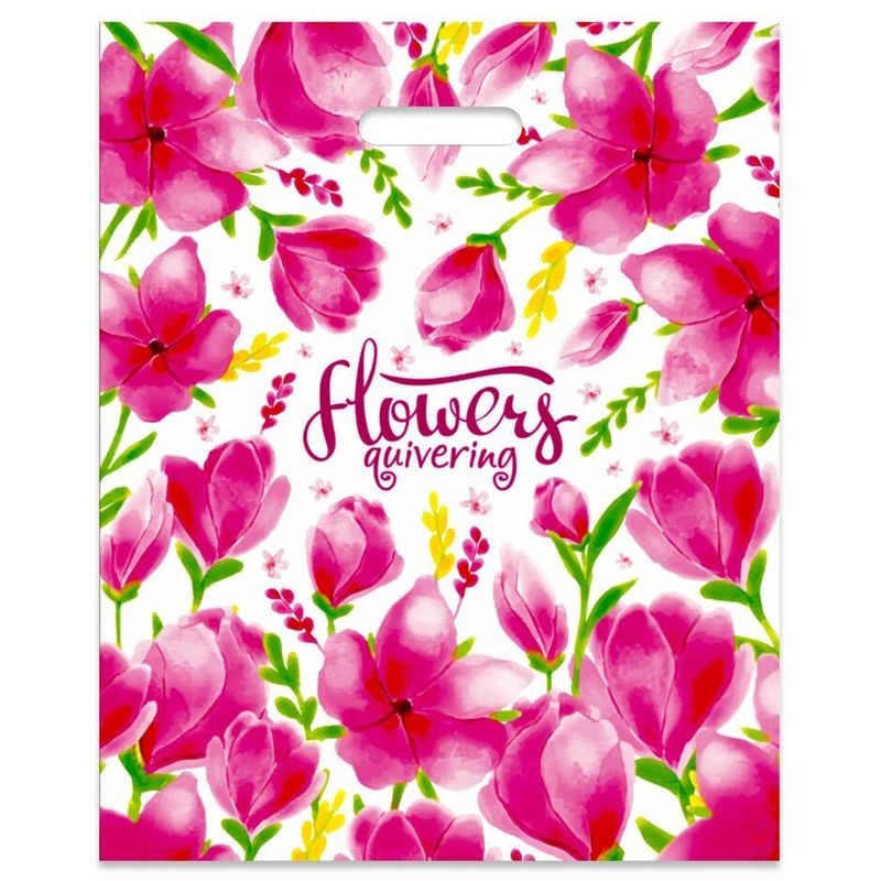 Пакет прорубная ручка Россия 38*47 см 60 мкм ПВД Трепет  1 шт 500 шт/кор