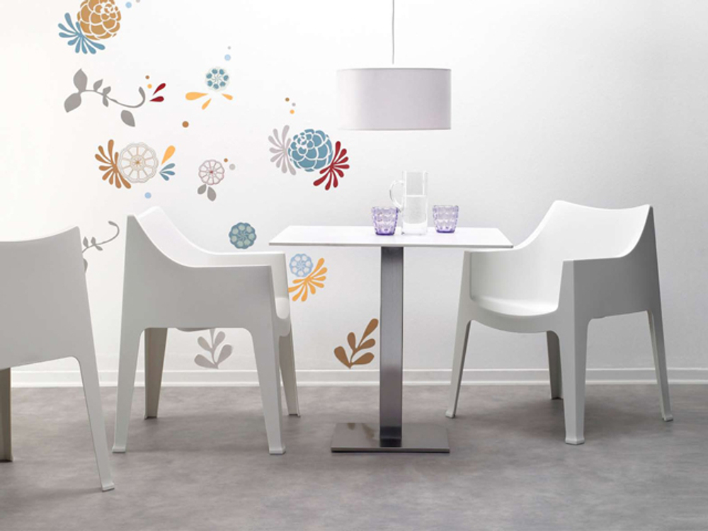 Кресло пластиковое Scab Design Coccolona, лен