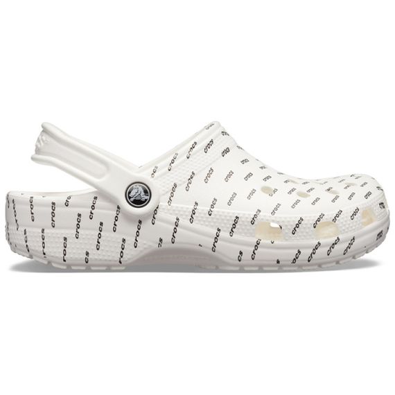 Crocs Classic Seasonal Graphic 'White Black'