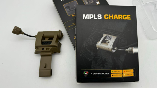 Фонарь на шлем тактический MPLS charge ОЛИВА