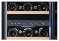 Винный шкаф Cellar Private CP027-2T серебристая дверь