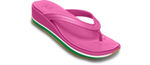 Сандалии Women’s Crocs Retro Flip Wedge Fuchsia / Kelly Green
