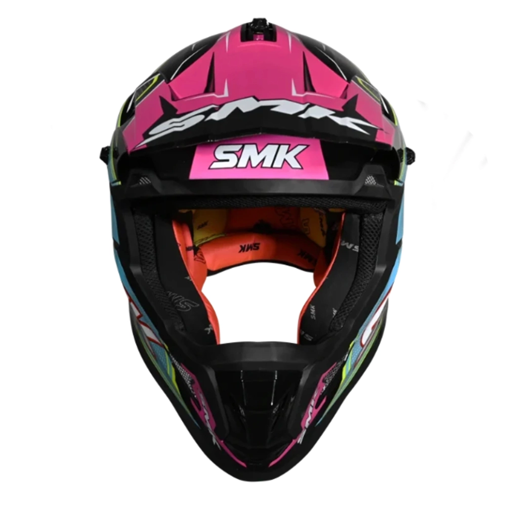 Шлем SMK ALLTERRA MAVERIX, цвет розовый/голубой/желтый (M)