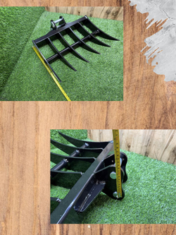 Вилы - грабли на мини экскаватор 600 мм Rippa