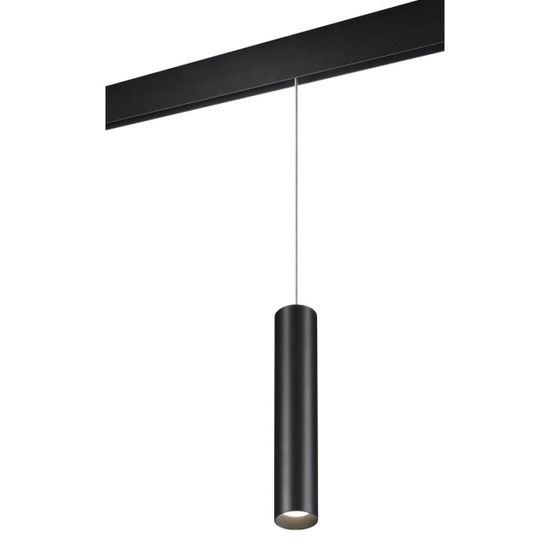 358634 SHINO NT21 066 черный Трековый низковольтный св-к диммируемый с ДУ, со сменой цв.температуры IP20 LED 3000~6500К 12W 48V FLUM