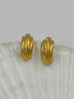 Клипсы полукольца с брашировкой Monet